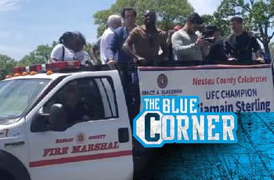 Video: UFC champ Aljamain Sterling gets heroes welcome at ‘Homecoming Rally’