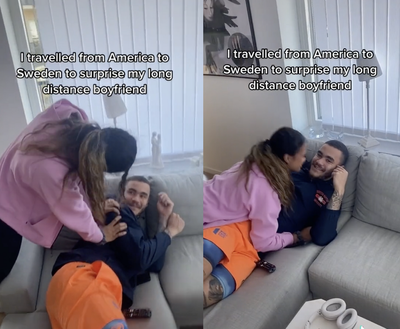 Boyfriend’s reaction to surprise visit from long-distance girlfriend labelled a ‘red flag’
