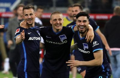 Hertha Berlin beat the drop with win over Hamburg in relegation play-off