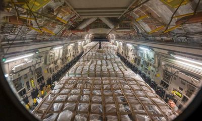 Military plane rushes baby formula to US health systems