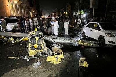 Three killed in Yemen's capital by downed drone, Houthi officials say