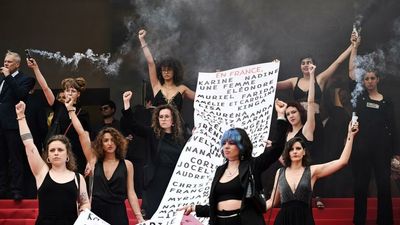 ‘Sexism is everywhere – so are we’: Feminist riposte hits Cannes Film Festival