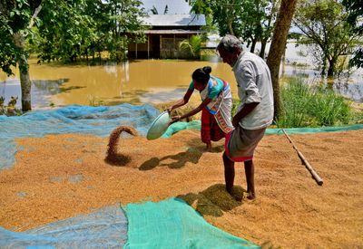 Floods kill 25 in India's Assam, displace thousands