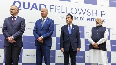 Biden tells Quad leaders Ukraine invasion a "global issue"