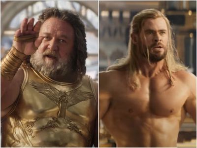 Thor: Love and Thunder: Russell Crowe’s Zeus accidentally strips Chris Hemsworth in first full trailer