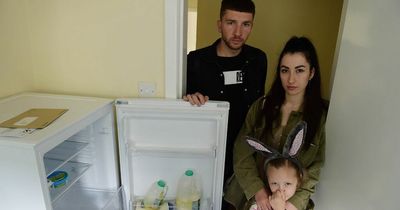 Ukrainian family escaping war horror given filthy UK home with old nappy in fridge