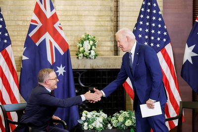 In meeting with Biden, Australia's Albanese recalls colourful first trip to U.S