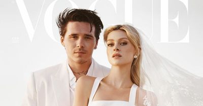 Brooklyn and Nicola Peltz Beckham laugh at claims wedding inspired by Victoria and David