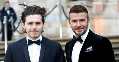 David Beckham's key piece of advice to son Brooklyn during his father of the groom wedding speech