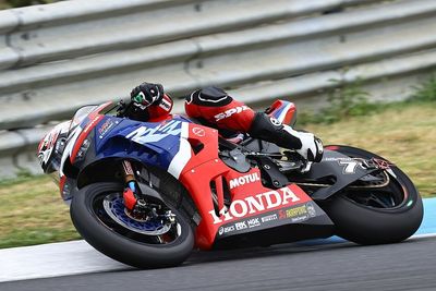 Honda's Lecuona almost gave up after losing front mudguard