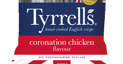 Tyrrells brings back Coronation Chicken flavour crisps to salute Platinum Jubilee