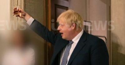 Inside 'wine time' Partygate photo of Boris Johnson - from groaning booze table to red box
