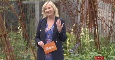 Carol Kirkwood interrupted and teased during morning weather report