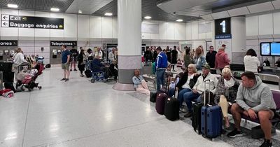 Manchester Airport 'carnage' as 'upset and anxious passengers face four-hour wait'