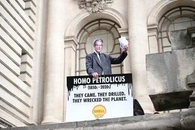 Extinction Rebellion activists storm meeting held by oil giant Shell
