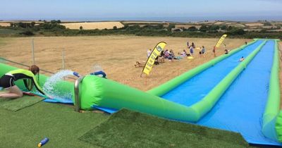 Giant 330ft slip and slide in West Country set to open near Port Isaac