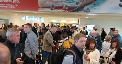 Belfast International Airport criticised for early morning queues at security