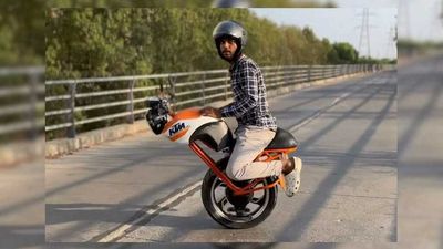 Check Out This Custom KTM-Inspired Electric Monocycle From India