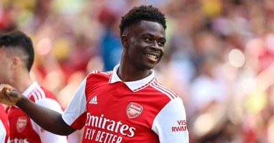 What Bukayo Saka was spotted doing after Arsenal's Premier League season ended