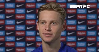 Frenkie de Jong makes Man Utd transfer stance clear in message to Barcelona fans