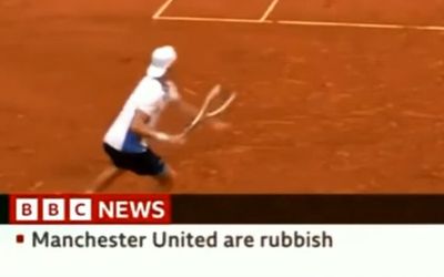 BBC apologises after 'Manchester United are rubbish' gaffe