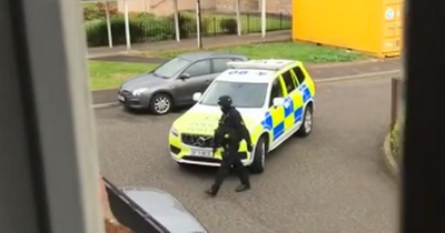 Edinburgh gang share brazen video of armed police circling building