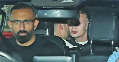 Erling Haaland pictured jetting into Manchester to complete Man City transfer