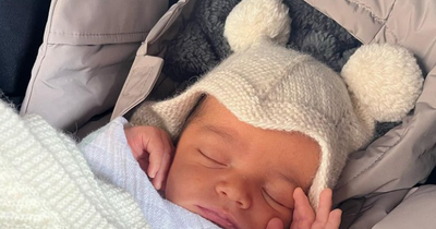 Vogue Williams shares adorable moment Theodore and Gigi met their newborn baby brother Otto for the first time