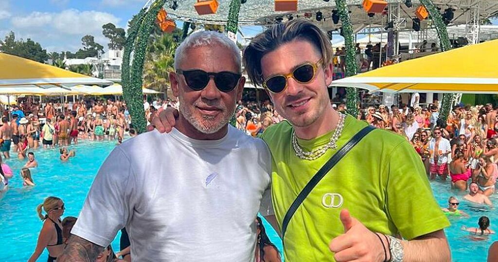 Jack Grealish lands in Ibiza as legendary Man City…