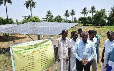 Farmers shift to solar-powered pumps to irrigate farmlands in Ranipet