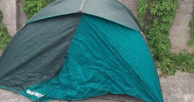 Airbnb user lists 'one bed' tent as 'private room' in city for £50 a night