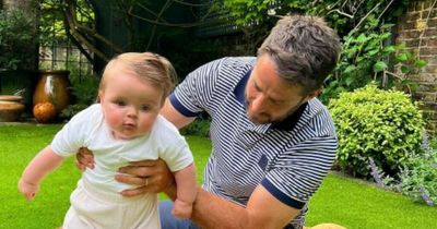 Jamie Redknapp says 'can't start them early enough' as he teaches son to kick a ball