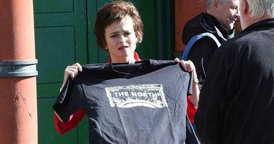 Helena Bonham Carter transforms into soap legend as she films Russell T Davies ITV drama Nolly at Salford Lads' Club