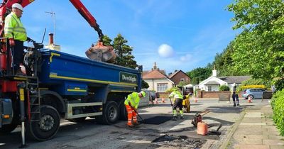 Merseyside road ranked worst in Britain for potholes