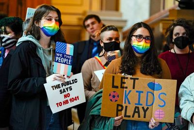 Indiana bans transgender athletes from school sports by voting to override governor’s veto
