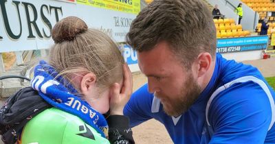 Adorable clip shows young St Johnstone fan in tears as she says goodbye to departing hero Zander Clark