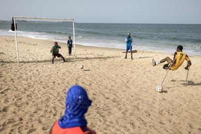 In Sierra Leone, football offers hope to amputees