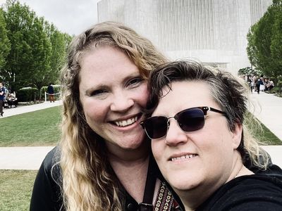 For Heather and Kerry, their tour through a Mormon temple is a bittersweet experience