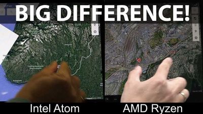 Tesla's New AMD Ryzen APU Vs Old Intel Atom GPU: How Do They Compare?