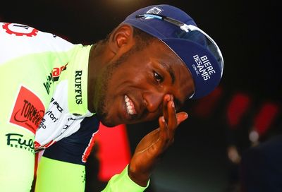 Giro hero Girmay back in '10 days' after cork mishap