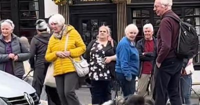 Edinburgh tourists confused by 'strange gathering' at Greyfriars Bobby