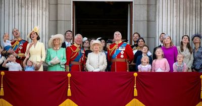 The Queen's Royal family tree with 24 immediate family members
