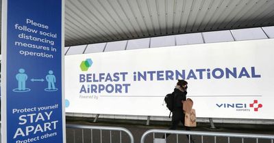 Belfast International Airport traffic delays after crash near entrance
