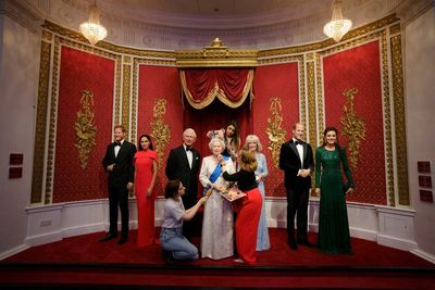 Harry and Meghan reunited with royal family for jubilee at Madame Tussauds