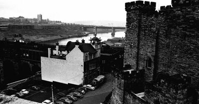 Spectacular views up and down the River Tyne and into Newcastle 50 years ago