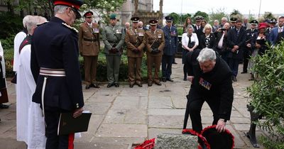 Veterans lay wreaths on anniversary of attack on Liverpool-registered ship