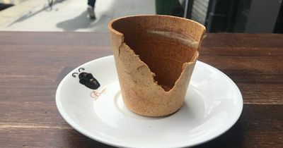 I tried an edible coffee cup in a Dublin cafe and here's what it tastes like