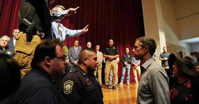 Furious Beto O'Rourke tells Texas governor 'it's on you!' after school massacre