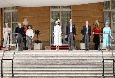 Kate reunited with Holocaust survivor at royal garden party