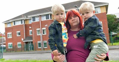 Mum and twin toddlers face eviction from hostel after turning down home